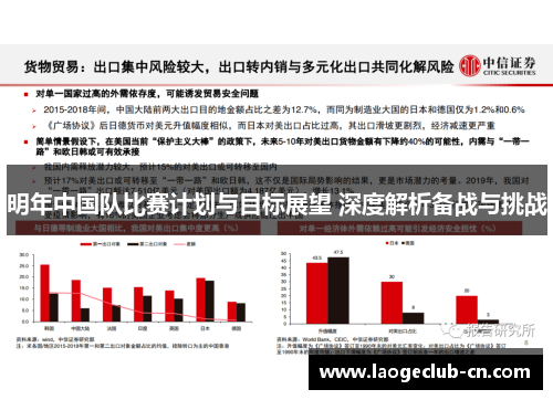 明年中国队比赛计划与目标展望 深度解析备战与挑战
